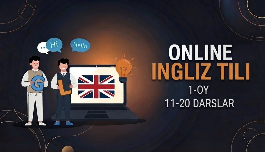 Ingliz tili 1-oy: 1-10 kunlik darslar